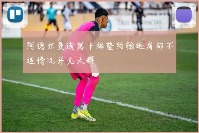 阿德尔曼透露卡梅隆约翰逊肩部不适情况并无大碍